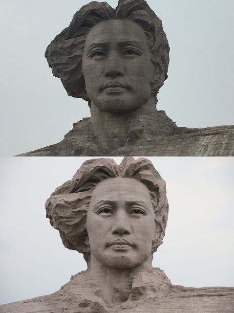 橘子洲 青年毛泽东艺术雕塑