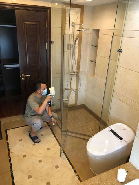 私人别墅 淋浴房玻璃